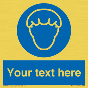 Custom Hair protection must be worn